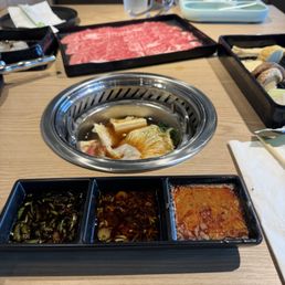 Sukiyaki and wagyu beef