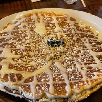 Oldwest Cafe - Pancakes w/ lemon syrup and blueberries 4.5/5 - Breakfast & Brunch Near Me - Denton, Texas Oldwest Cafe - Pancakes w/ lemon syrup and blueberries 4.5/5 - Breakfast & Brunch Near Me - Denton, Texas