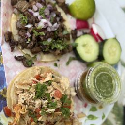 Asada and chicken Asada and chicken