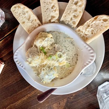 Waterfront Depot Restaurant - Dungeons Crab stuffed Mushrooms with a delightful dill sauce - Seafood Near Me - Florence, Oregon Waterfront Depot Restaurant - Dungeons Crab stuffed Mushrooms with a delightful dill sauce - Seafood Near Me - Florence, Oregon