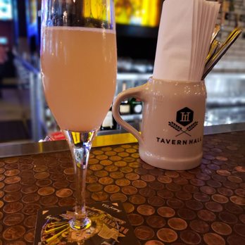 Tavern Hall - $4 grapefruit mimosa for brunch happy hour. So refreshing! - New American Near Me - Bellevue, Washington Tavern Hall - $4 grapefruit mimosa for brunch happy hour. So refreshing! - New American Near Me - Bellevue, Washington