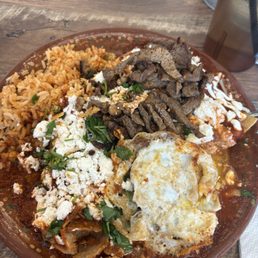 Red Chilaquiles were amazing !! The staff are very friendly , great service ! Its also very clean ! 10 out of 10 ! Red Chilaquiles were amazing !! The staff are very friendly , great service ! Its also very clean ! 10 out of 10 !