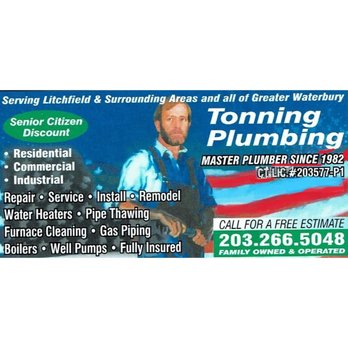 Tonning Plumbing - Plumbing Near Me - Bethlehem, Connecticut Tonning Plumbing - Plumbing Near Me - Bethlehem, Connecticut