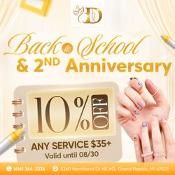 D'lux Nails - &
Get 10% OFF any service $35 or more!
Valid until