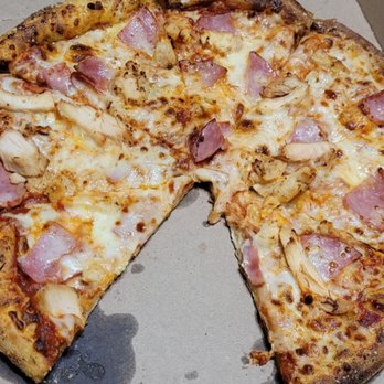 Domino's Pizza - Can someone spot the difference?? They claim they both have cheese smh - Pizza Near Me - Rowland Heights, California