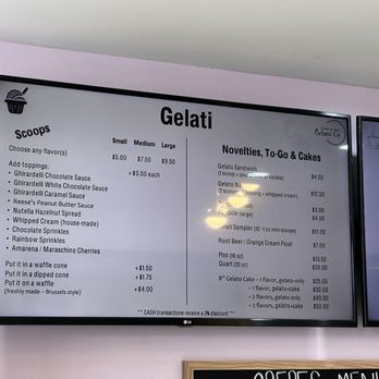 Cheeks & Bean Gelato - Gelato menu - Gelato Near Me - East Meadow, New York