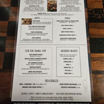 East Texas Burger Company - Menu's - Burgers Near Me - Mineola, Texas