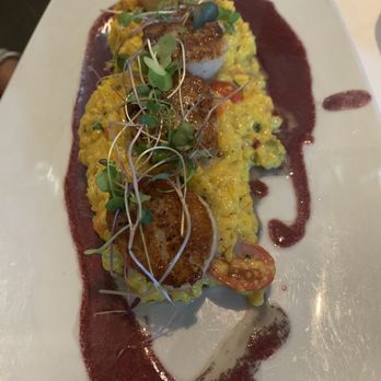 Cafe Thirty-A - Scallops and risotto. - Seafood Near Me - Santa Rosa Beach, Florida