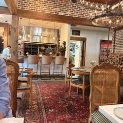 Restaurant 1796 - Wood fired oven open to dining area. Smells incredible