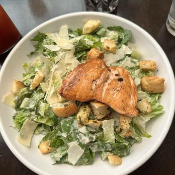Hecks - Classic Caesar Salad with salmon - Breakfast & Brunch Near Me - Cleveland, Ohio Hecks - Classic Caesar Salad with salmon - Breakfast & Brunch Near Me - Cleveland, Ohio