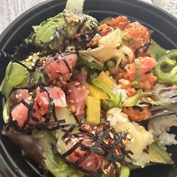 Pokee Xpress - Tried to push around to see if any protein was on the bottom but felt it was a bit small compared to everything else in the bowl - Poke Near Me - Hanover, Maryland Pokee Xpress - Tried to push around to see if any protein was on the bottom but felt it was a bit small compared to everything else in the bowl - Poke Near Me - Hanover, Maryland