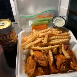 6 Piece Hot Wings Combo 6 Piece Hot Wings Combo