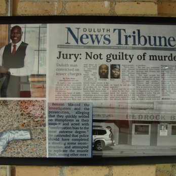 Kassius Benson Law - A big framed display of one of his most recent victories in Duluth, MN. - Criminal Defense Law Near Me - Minneapolis, Minnesota