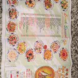Best Food In Town - Menu back