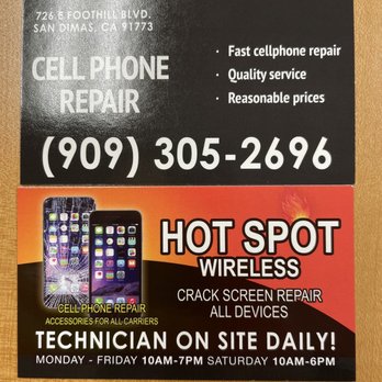 Hot Spot Wireless - Mobile Phone Repair Near Me - San Dimas, California Hot Spot Wireless - Mobile Phone Repair Near Me - San Dimas, California