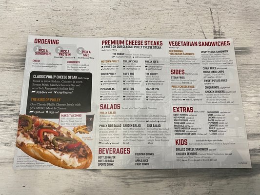 Menu photo 3 The Cheese Steak Shop Pleasant Hill, CA
