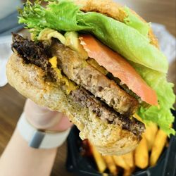 Mr Mushroom Burger Farm - All In burger