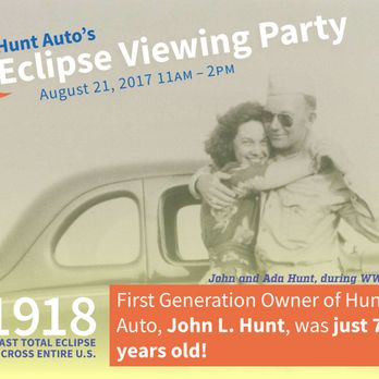 Hunt Ford - Don't miss our Solar Eclipse Event 8/21/17 from 11-2pm. Join us for local food vendors and the Beaver FM! - Auto Repair Near Me - Franklin, Kentucky Hunt Ford - Don't miss our Solar Eclipse Event 8/21/17 from 11-2pm. Join us for local food vendors and the Beaver FM! - Auto Repair Near Me - Franklin, Kentucky