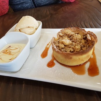 Prairie Hotel Restaurant - Quandong crumble - Bars Near Me Prairie Hotel Restaurant - Quandong crumble - Bars Near Me