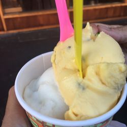 Gelato Messina Windsor - Passion fruit and lemon gelato the passion fruit was my favorite ofcourse