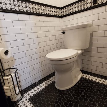 Luna's Bay Area Custom Tile - My new beautiful, classic powder room! Love it! - Tiling Near Me