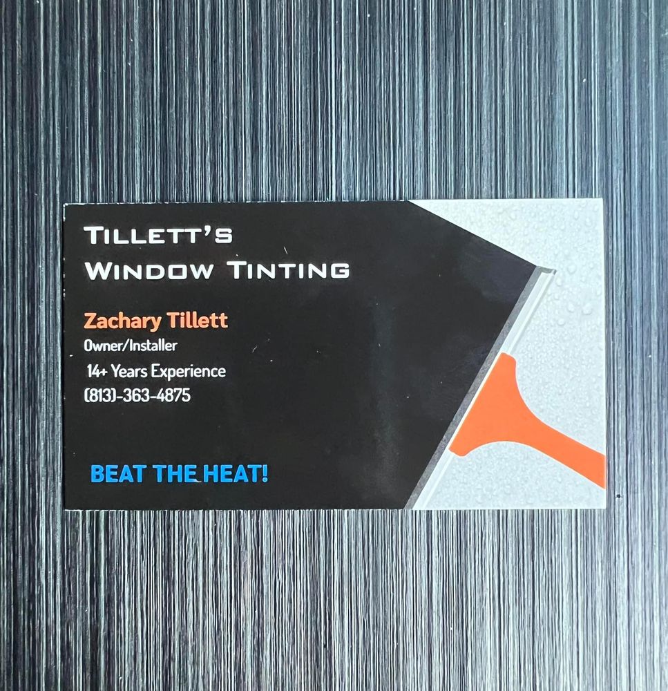 TILLETT’S WINDOW TINTING 25 Photos 5741 19th St, Zephyrhills