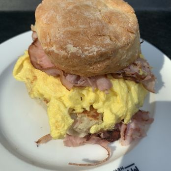 Clinton St. Baking Company - Breakfast egg sandwich with a biscuit substitute - Breakfast & Brunch Near Me - Brooklyn, New York