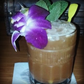 Lei Low - Mai Tai. Very pretty, meh in taste. - Cocktail Bars Near Me - Houston, Texas