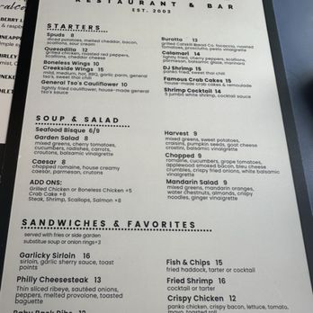 Creekside Restaurant & Bar - Seafood Near Me - Catskill, New York