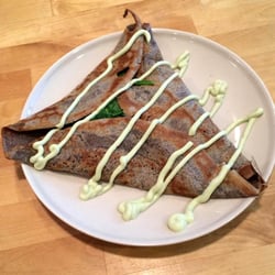Class Cooking - Buckwheat Crepe with avocado yogurt cream
