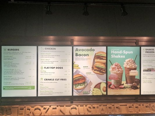 Menu photo 5 Shake Shack Sawgrass Mills Sunrise, FL