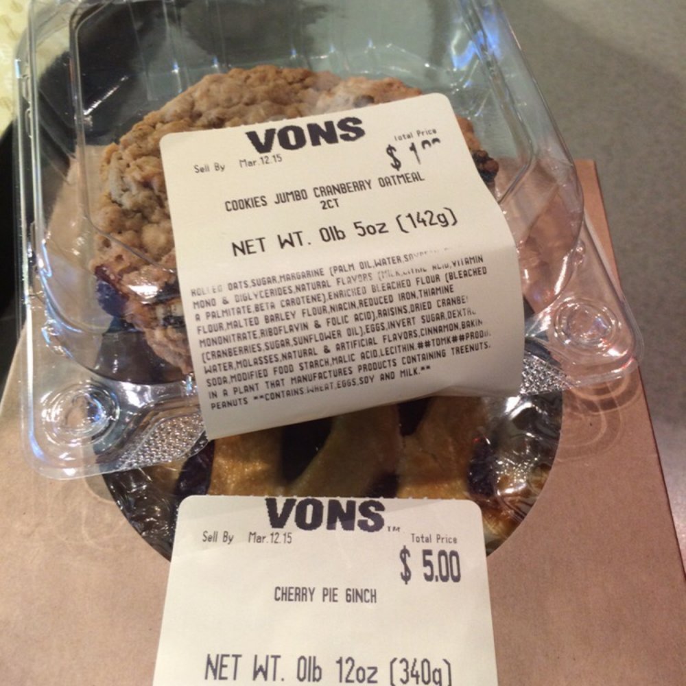 Vons - Pie & cookies - Grocery Near Me - San Pedro, California Vons - Pie & cookies - Grocery Near Me - San Pedro, California