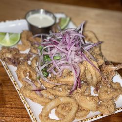 Lola's Peruvian Restaurant - Calamar Frito @dangit.all