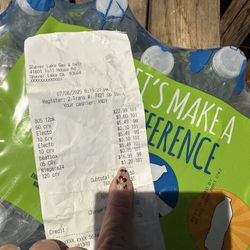 Shaver Lake Gas & Deli - The cost of 12 pack of water