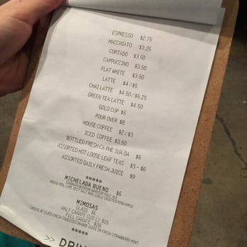 Tout Suite - Drink Menu - Cafes Near Me - Houston, Texas