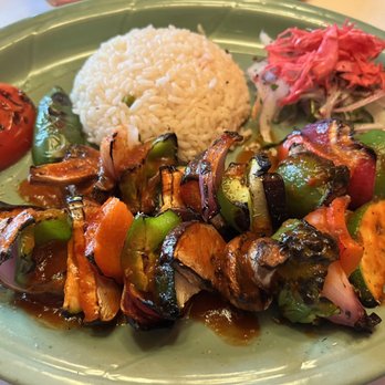 Vourla Mediterranean Grill & Cafe - Vegetable Shish Kebab - Mediterranean Near Me - Naples, Florida