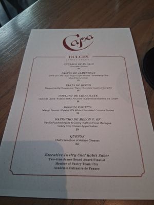 Menu photo 2 Capa Lake Buena Vista, FL