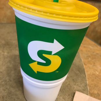 Subway - a starbucks cup with a straw and a green and yellow lid - Sandwiches Near Me - Collierville, Tennessee Subway - a starbucks cup with a straw and a green and yellow lid - Sandwiches Near Me - Collierville, Tennessee