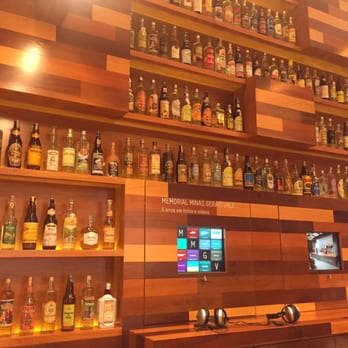 Memorial Minas Gerais Vale - Cachaça display in the cafe - Museums Near Me - Belo Horizonte, MG