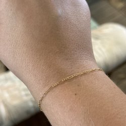 Alchemy - Long short gold bracelet