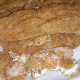 Under cooked fish