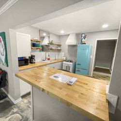 Cotter Trout Lodge - Owners suite - kitchen