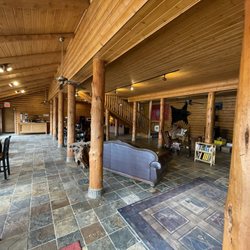 The Lodge At Lolo Hot Springs - What you see when you first walk in the lodge, the cleanest and most well-maintained part of this entire establishment