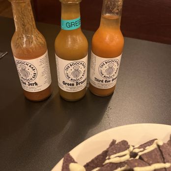 The Booch Bar - Sauces they offered with the taco salad, they sell it too. - Breakfast & Brunch Near Me - Hilo, Hawaii