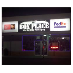 The Box Place - Store at night