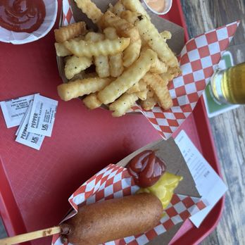 Mad Oak - Corn dog and fries - Bars Near Me - Oakland, California