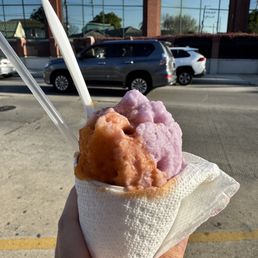 Half Thai Tea, Half Ube Half Thai Tea, Half Ube