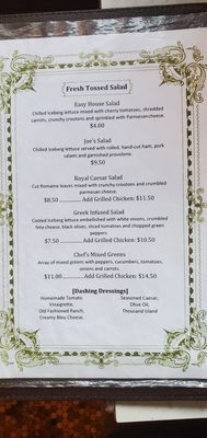 Menu photo 2 Joe's Pizza & Pasta Amarillo, TX