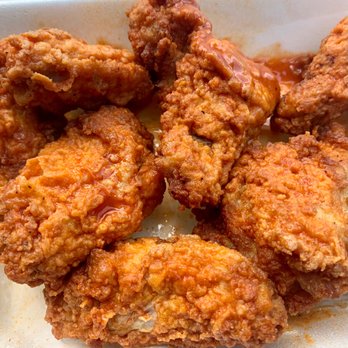 Calcutta Wok - a plate of fried chicken - Chinese Near Me - Woodbridge Township, New Jersey