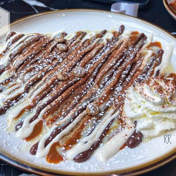 Le Gabrielle Crepes & Waffles - Monroe - sprinkled with cinnamon toast crunch cereal rolls - Creperies Near Me - Monroe, Georgia